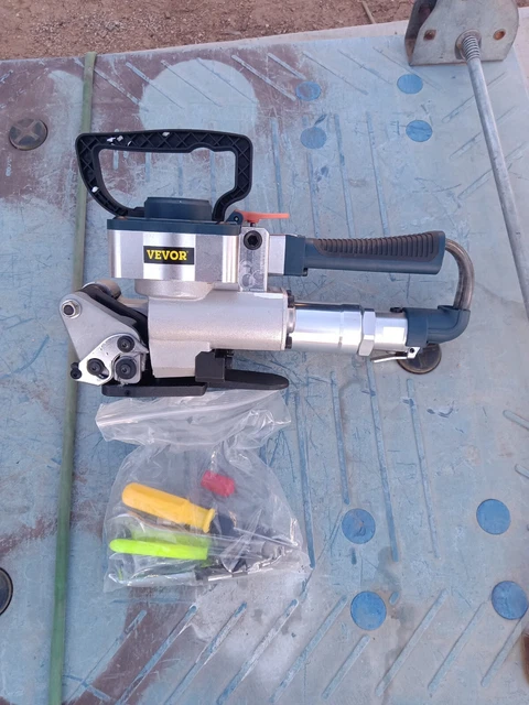 VEVOR B19 Pneumatic Strapping Tool Hand Held Strapping Machine Max.3500N Tension