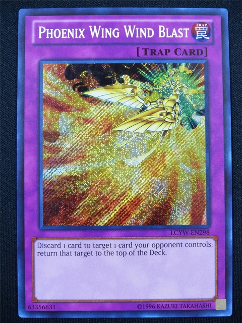 Phoenix Wing Wind Blast LCYW Secret Rare - Yugioh Card #RR