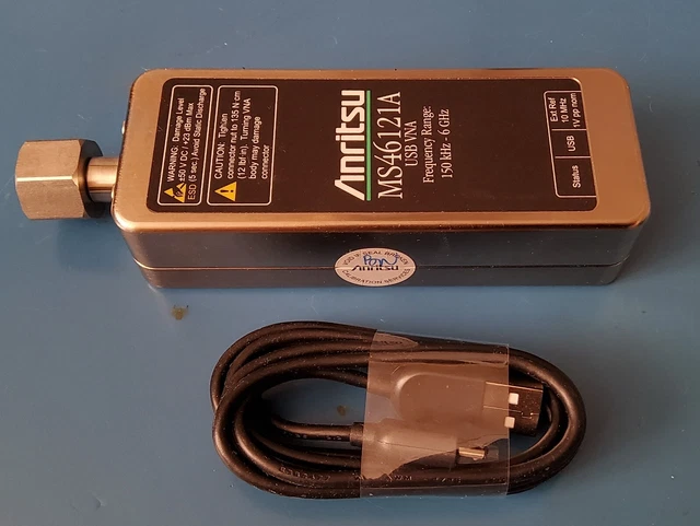 Anritsu MS46121A ShockLine 1-port USB Vector Network Analyzer 150kHz-6GHz