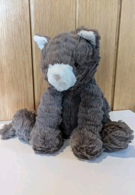 JELLYCAT FUDDLEWUDDLE CAT Kitten Plush Soft Toy Cocoa Mocha Brown Rare ...