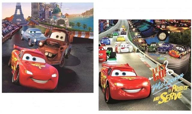 DISNEY CARS KISSENBEZUG KINDER JUNGS KISSENHÜLLE CARS CA.40x40 CM TWO SIDE MOTIV