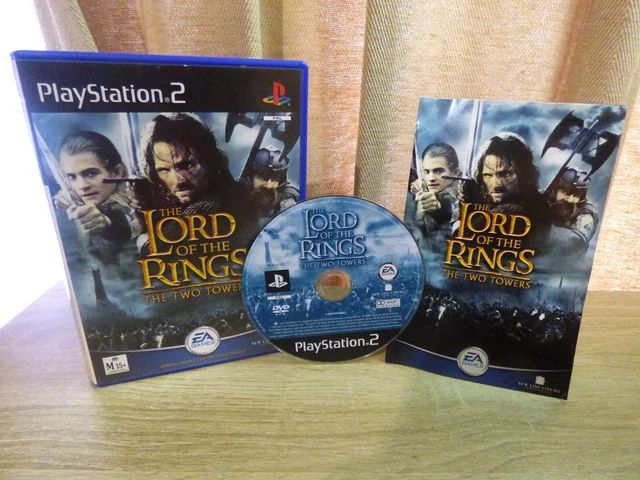 PS2 GAME Lord Of The Rings The Two Towers Black Label Complete