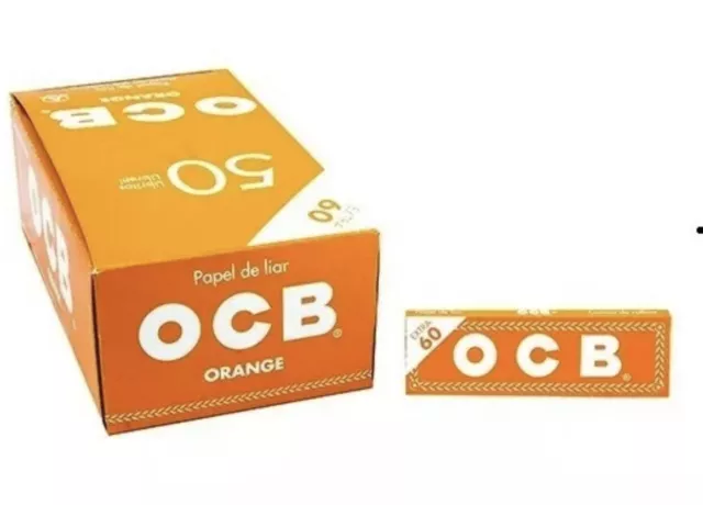 OCB ORANGE CORTE BIANCHE Tipo A ARANCIONI - 50 PACCHETTI BOX