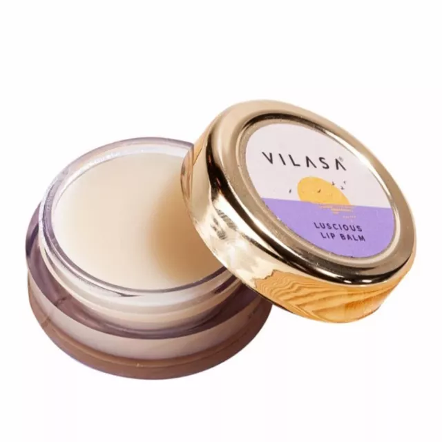 VILASA Luscious Lip Balm for Plump, Hydrated, Smooth & Healthy Lips, 8gm