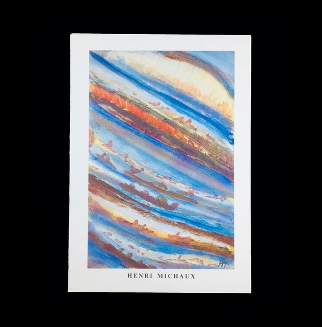 Carton D'invitation . Henri Michaux, Années De Synthèse . Galerie Thessa Herold