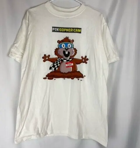 Nascar Chase Authentics fox gopher cam double sided t shirt size medium