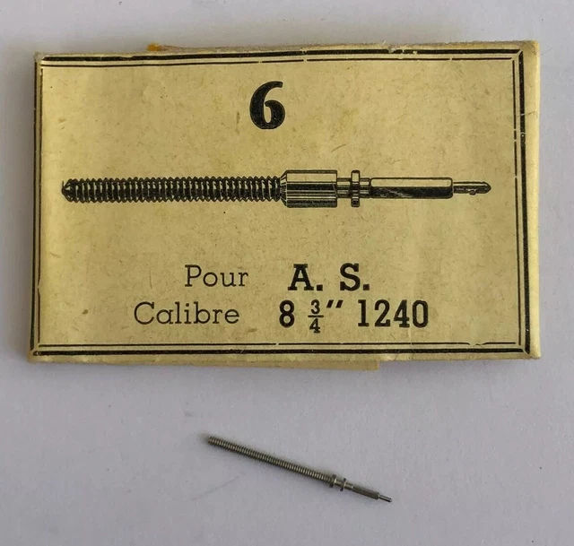 Tige De Remontoir Pour Calibre Zenith 2511 - Pièce De Réparation Horlogère - Occasion