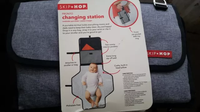 Skip Hop Pronto Signature Changing Station (Grey Melange) Brand NEW