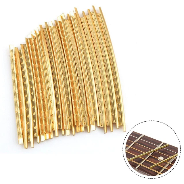 Lot De 24 Frettes Pour Guitare électrique - Largeur 2,2 Mm, Cuivre - 9