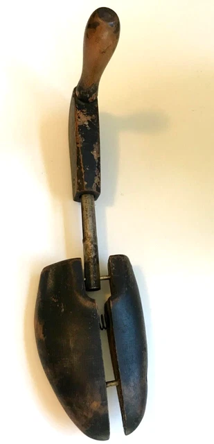 Antique Primitive Shoee Tree Last Form Rochester Shoe Tree Co Ny