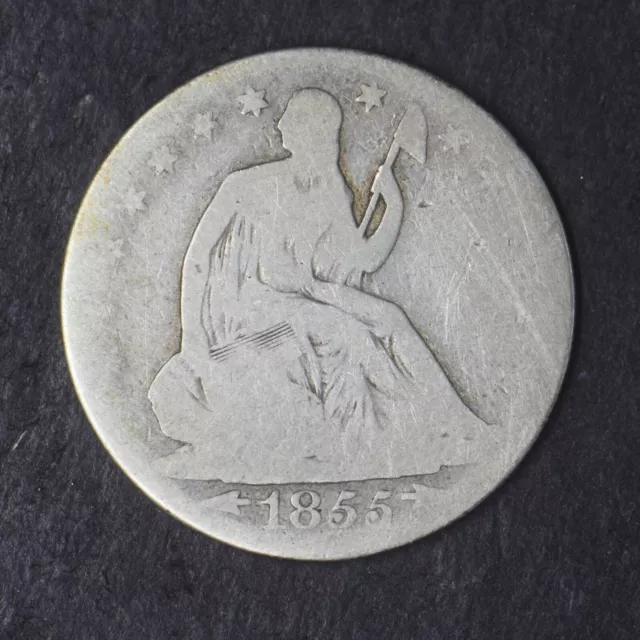 1855-P "Arrows" Seated Liberty Half Dollar 50C - COINGIANTS -