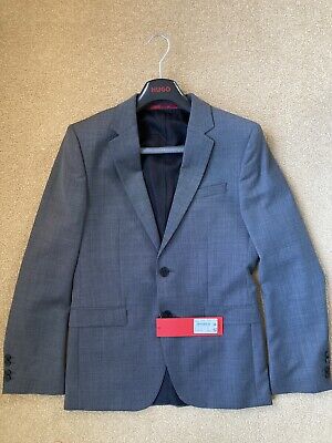 Hugo Boss Grey Aldon/Hartley Extra Slim-fit Suit (36R Jacket 30R Trousers)