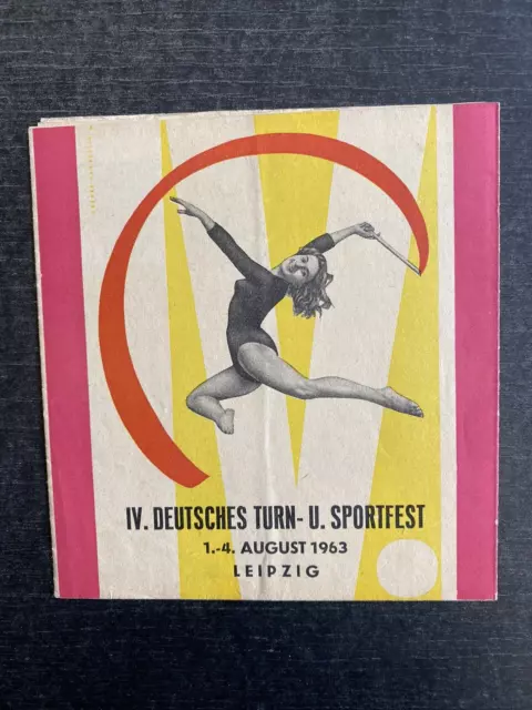 02.08.1963 IV. Deutsches Turn- und Sportfest mit DDR - Ungarn (Olympiaauswahl)