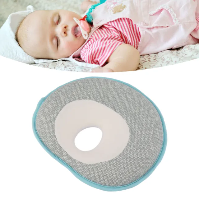 (Blue)Reidio Newborn Pillow Soft And Breathable Baby Head Pillow For Sleeping 3
