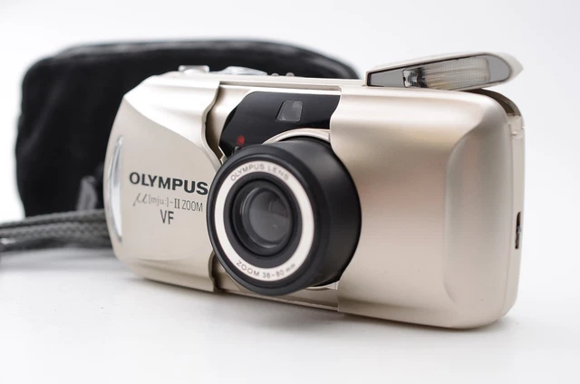 OLYMPUS MJU Μ ii Zoom VF Film Camera Near Mint From Japan sam5251