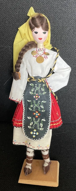 alte russische Puppe von 1987 - 25 cm auf Ständer