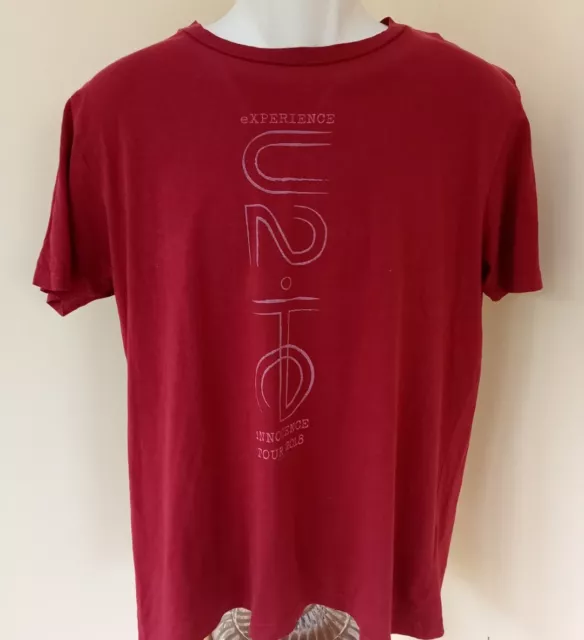 U2 rare 2018 Innocence tour t shirt, with back print, M adults