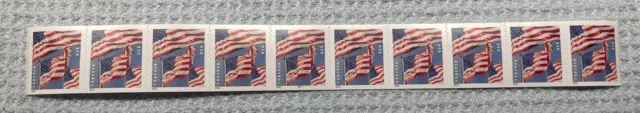 10 USPS Forever Stamps - 2022 US Flag - Postage For First Class Mail