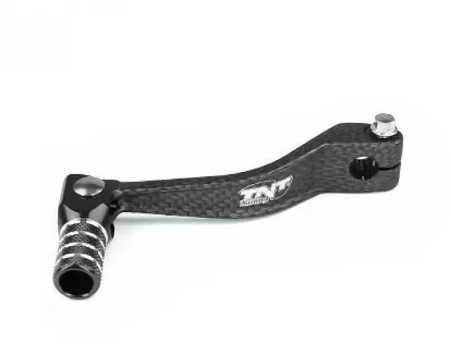 090326D Pedivella Cambio Alluminio Imit Carbon Derbi Nero