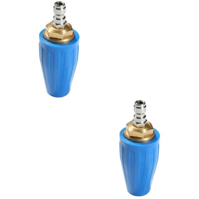 2x Connecter Professionnel Patio Power Washer Buse Nettoyeur haute pression Buse