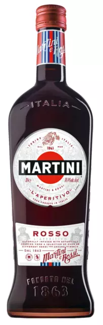 (11,50€/L) Martini Rosso, Aperitif, 1 Liter