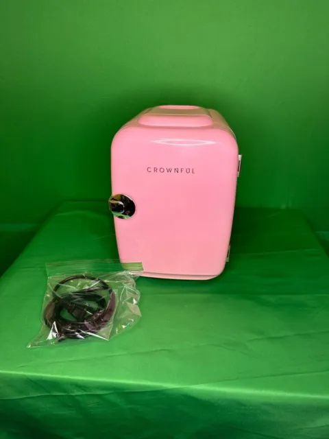  CROWNFUL Mini Fridge, 4 Liter/6 Can Portable Cooler