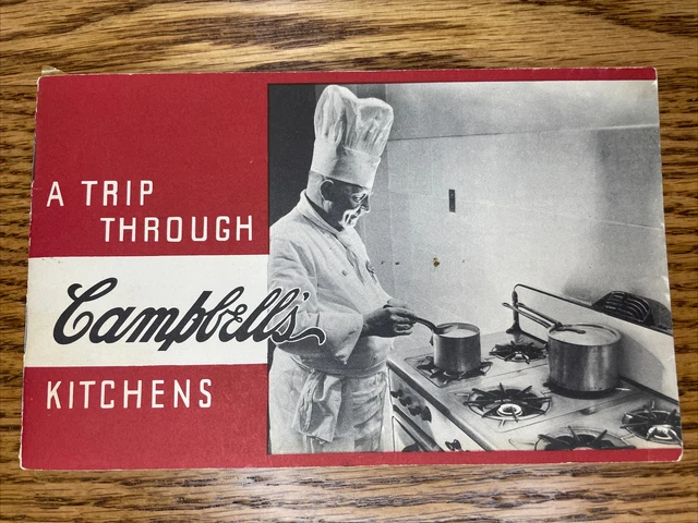 Campbell Soup Book A Trip Through Campbell’s Kitchen 17 Pages & Pictures L1