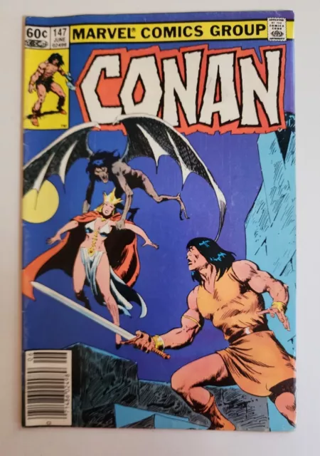 Conan The Barbarian #147 (June 1983, Marvel Comics Group) Newsstand