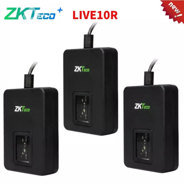 3PCS ZKteco Live10R ZK9500 USB Fingerabdruck Reader Fingerabdruck Scanner DE