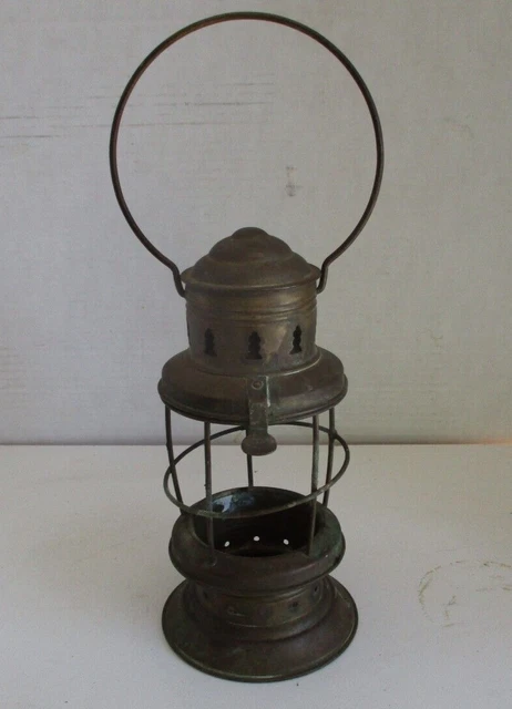 Antique Brass Marine bell bottom lantern
