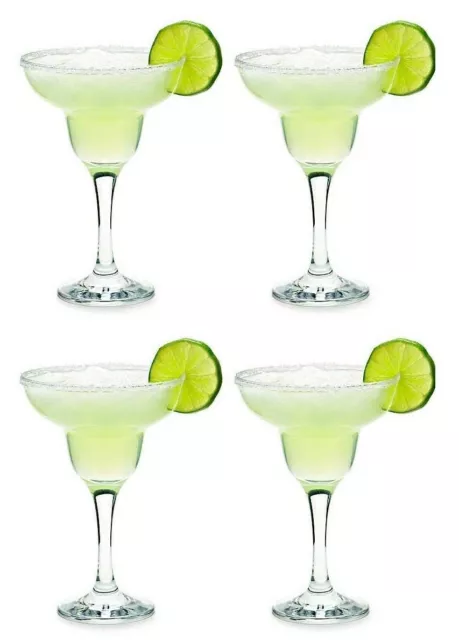 SET OF 4 - Margarita Cocktail Drinking Glasses - 300ml