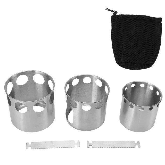 Wood Burning Camp Stove Stainless Steel Portable Stove For Wood Branches TPG