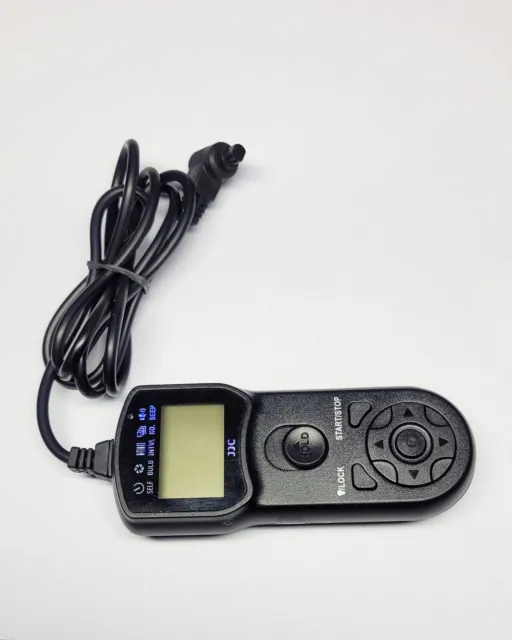 JJC LCD Timer Remote Control for Canon EOS 5D Mark IV III II 6D Mark II 5DS R R5