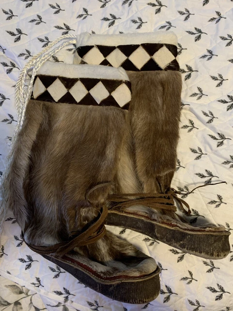 Native American Mukluks Inuit Boot Kamik - Read Description
