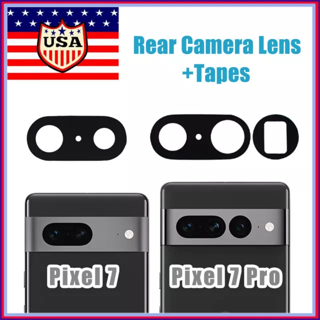 OEM Rear Back Camera Lens Glass+Tape Replacement For Google Pixel 7 / 7a / 7 Pro