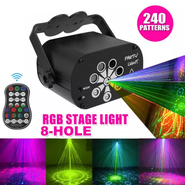 Laser Projector Party Laser Light LED Stage Lighting RGB KTV Lamp Disco Lights