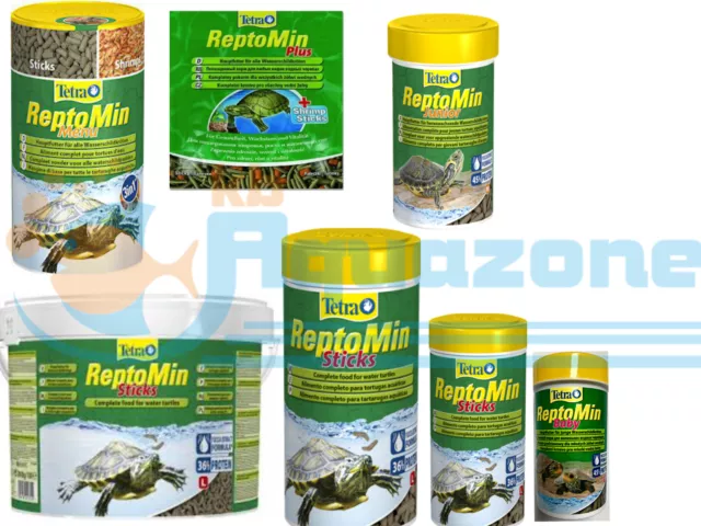 TETRA REPTOMIN REPTODELICA Various Sizes Turtle Food Repto Min