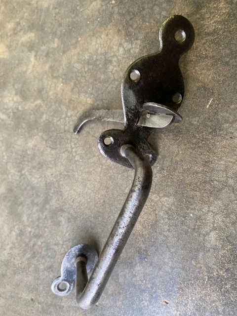 LOQUET À POUCIER fer forgé,poignée de porte clenche verrou serrure