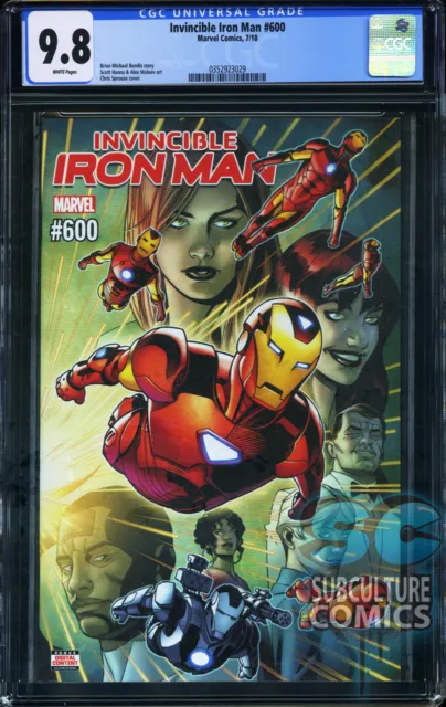 Invincible Iron Man #600 - First Print - Marvel Comics - Cgc 9.8 - Final Issue