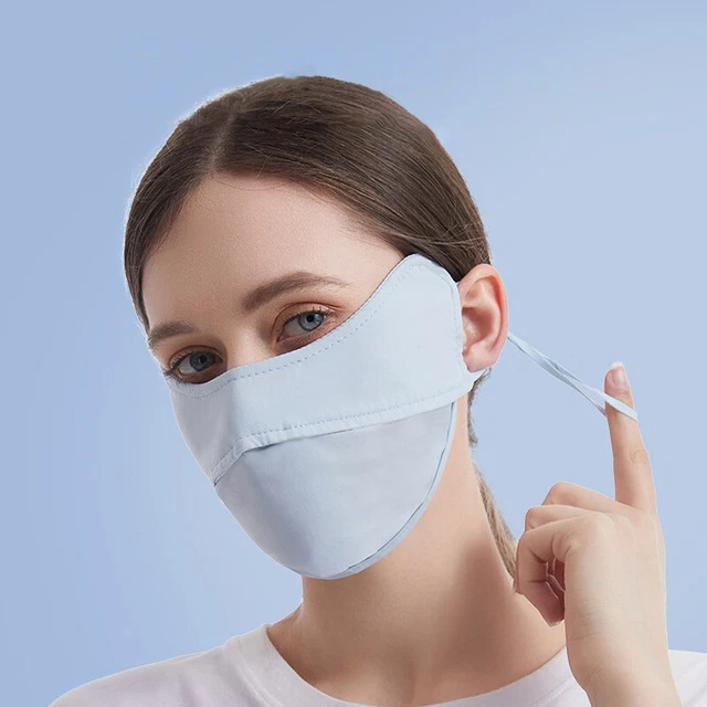 Ice Silk Mask Sunshade Eye Protection Sunscreen Mask Summer UV Protection Mas F3