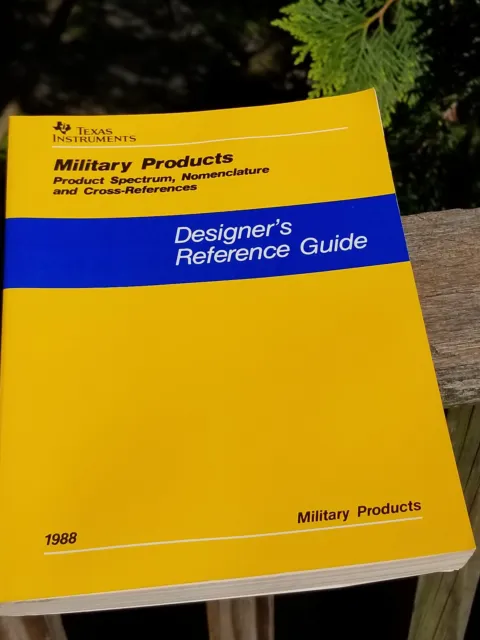 Vintage Texas Instruments Book Data Electronic Manual Military Products