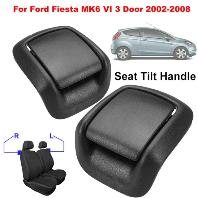 Front Seat Tilt Handle Left + Right Black Fit For Ford Fiesta Mk6 2002-2008