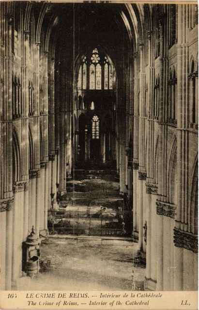 CPA AK Le Crime de REIMS Cathedral Interior The Crime of REIMS (741782)