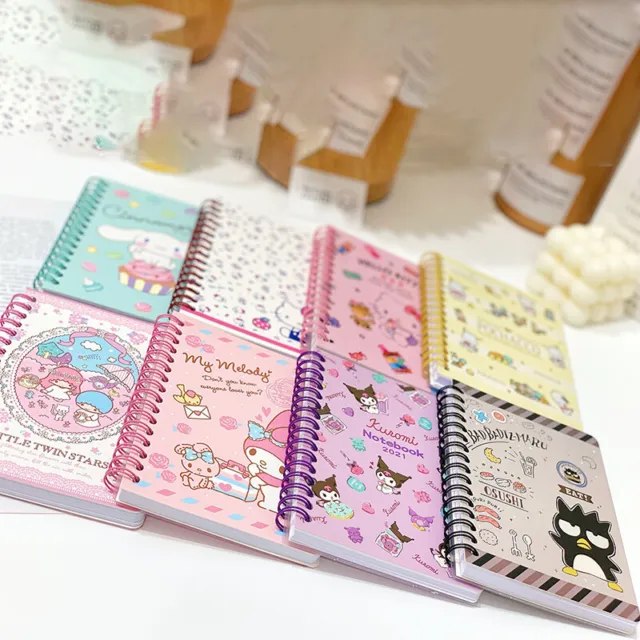 Kuromi Date A6 Book Notebook Sanrio Book Office Notepad Spiral Paper Lined Bound