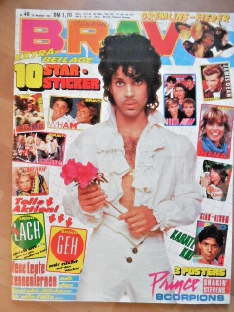 BRAVO 49 - 1984 PRINCE Scorpions Shaky Duran Boy George KISS Stronach Nena Cyndi
