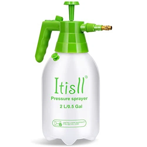 Manual Garden Sprayer Hand Lawn Pressure Pump Sprayer Safety Valve Adjustable Br