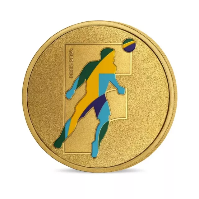 NEW ! FRANCE 2023 Olympic Paris 2024 Football New Colored Token In
