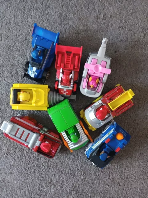 Various Paw Patrol True Metal Diecast Vehicles- Chase Marshall Skye Rubble