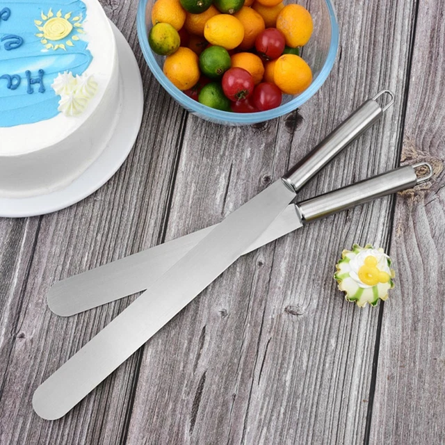Épandeur de glaçage pour pâtisserie spatule en acier inoxydable pour décorat