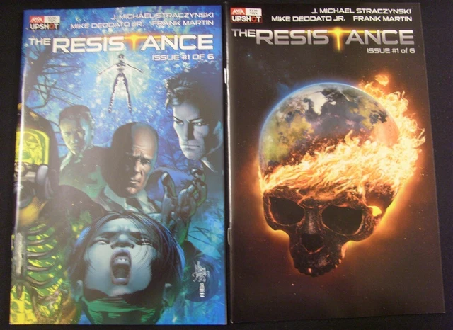 RESISTANCE 1 A B Awa Comics Straczynski Mike Deodato Jr Frank Martin